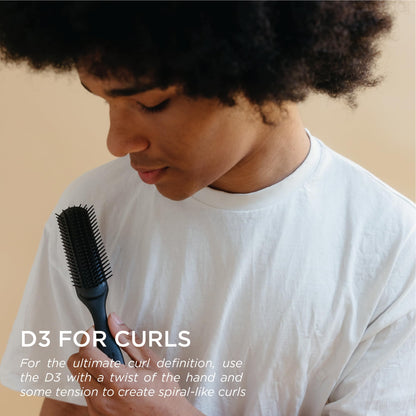 Denman D3 curl definer and styler - 7 row detangling brush for defined curls