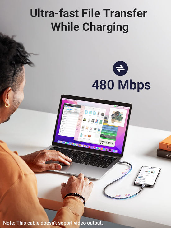 UGREEN USB C cable - 100W charging capability, 2-pack for versatile use