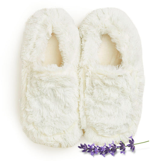 Warmies microwaveable slippers — plush and cozy for indoor use