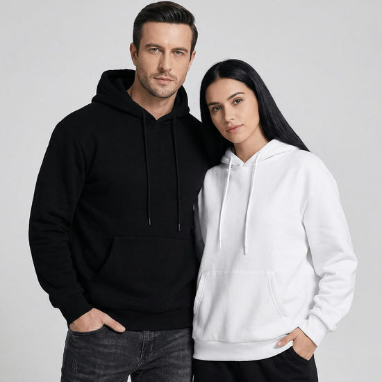 JMIERR sweatshirt with hooded collar and drawstring design
