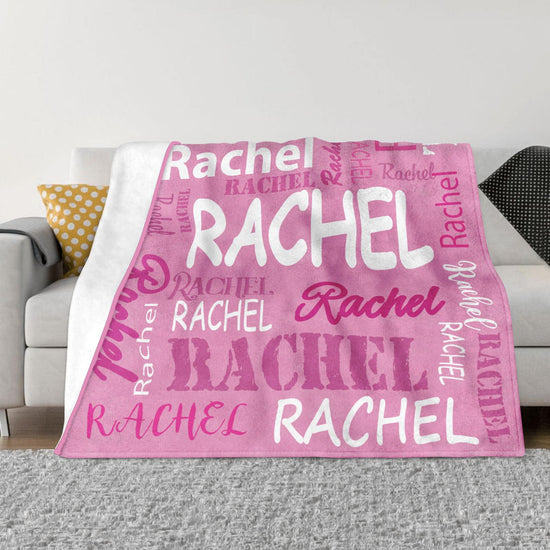 Corissy personalized custom blankets for kids with name and next day shipping