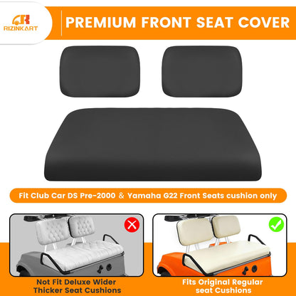 Vehicle seat cover — Stretch polyester mesh for Yamaha and Club Car DS models