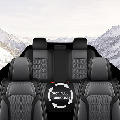 Vehicle seat cover — Custom fit waterproof leather for Mitsubishi Outlander 2007-2026