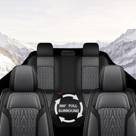 Vehicle seat cover — Custom fit waterproof leather for Mitsubishi Outlander 2007-2026