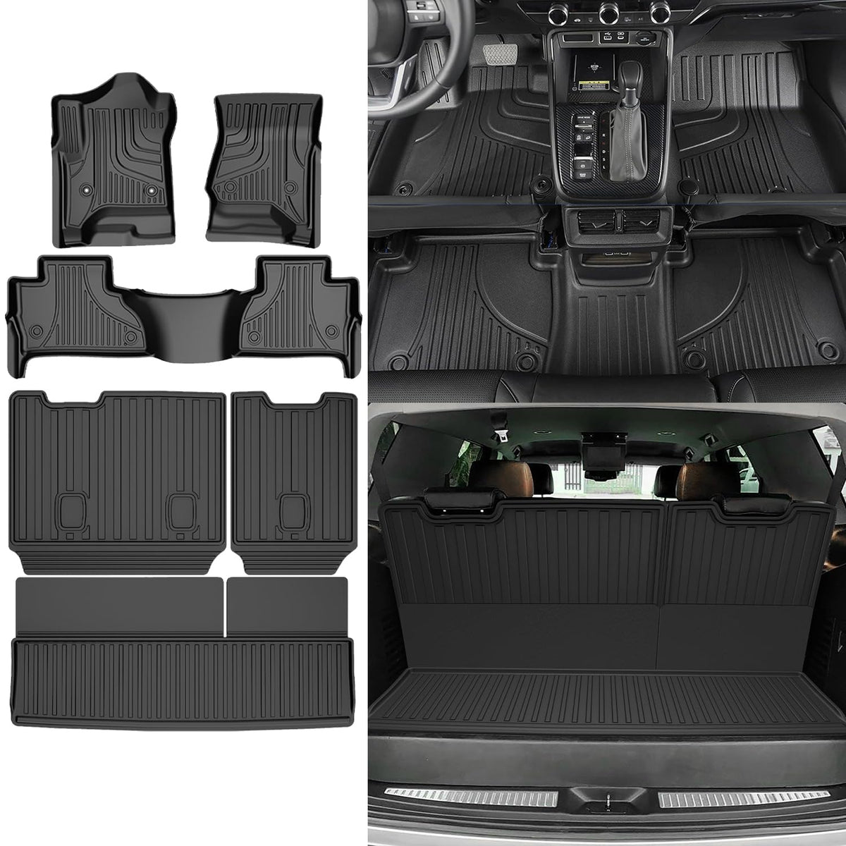 AOMSAZTO vehicle mat — All weather protection for 2015-2020 Chevy Tahoe/GMC Yukon
