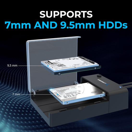 Sabrent hard drive enclosure — USB 3.0 to SATA lay-flat docking station