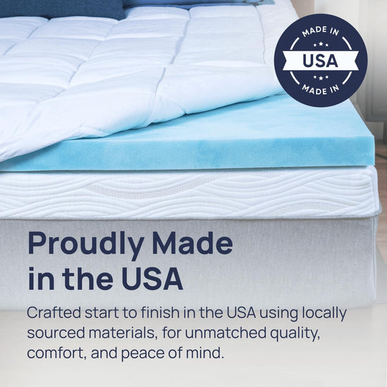 Mattress cover — Gel swirl memory foam design by Sure2Sleep