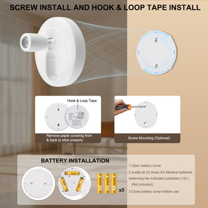 HONWELL Wireless LED Spotlights 2 Pack Accent Light Puck Lights with 2 Remote, Indoor Closet Lights with Rotatable Head,Stick on Artwork Lighting, Picture Light for Paintings