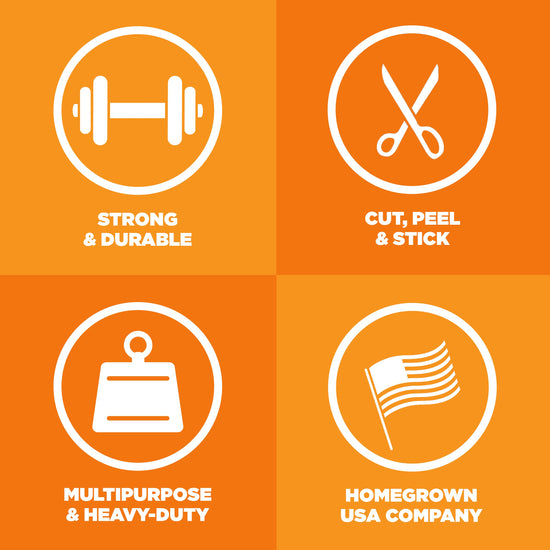 Tape King® clear packing tape — Stronger and thicker 2.7mil adhesive tape for moving and storage