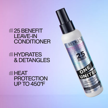 Redken One United leave in conditioner — multi-benefit treatment for all hair types