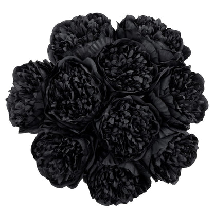 U'Artlines artificial peony silk flower - 10 heads for home and office decor
