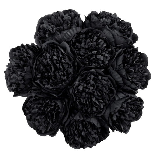 U'Artlines artificial peony silk flower - 10 heads for home and office decor