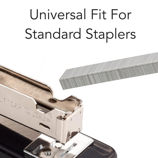 Swingline staples — standard 1/4 inch length, 5000 per box, 210 per strip