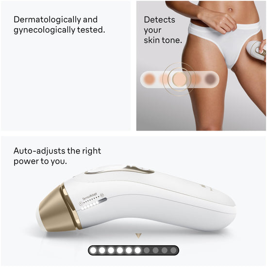 Braun epilator - at home IPL hair removal system
