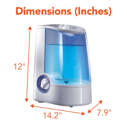 Vicks humidifier — warm mist technology