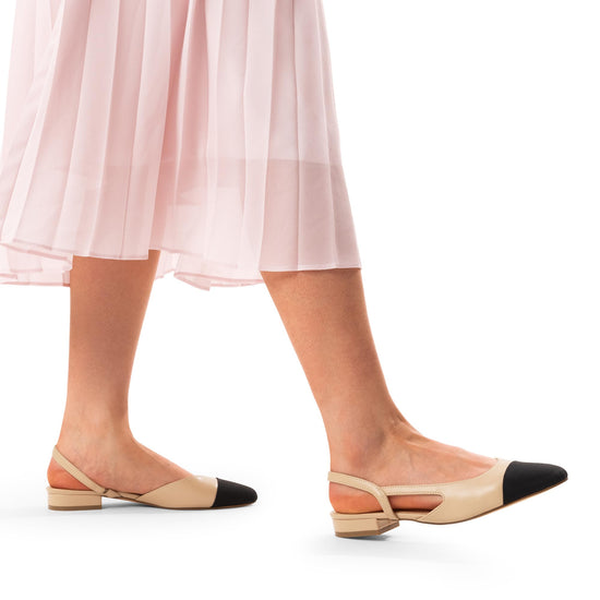 Slingback ballet flats - Comfortable low heel dress shoes for women by Dream Pairs