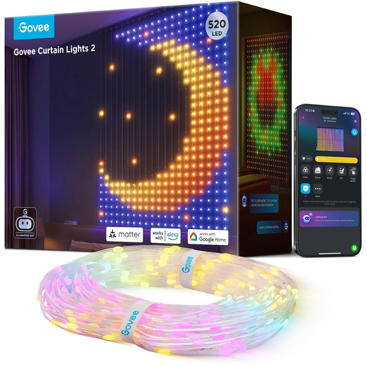 Govee string lights — smart curtain lightsGovee string lights — smart curtain lights