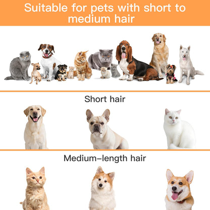 AIRROBO dog grooming vacuum with 7 grooming tools and 12000Pa suction power.