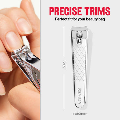 Revlon nail clipper — durable stainless steel design