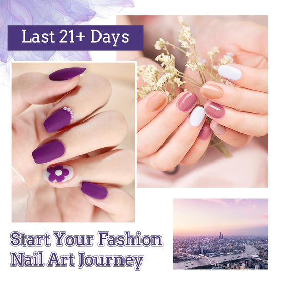JODSONE gel nail polish kit with 32 colors and UV light