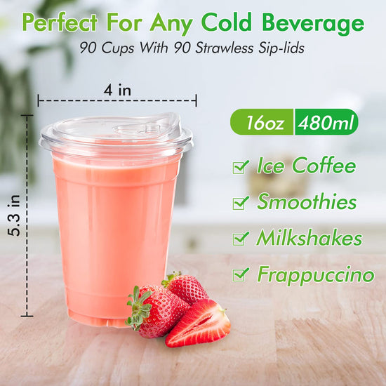 Lilymicky drinking cup with strawless sip lids