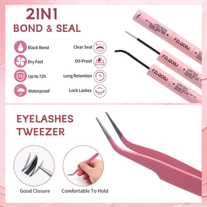 Clusters Kit. Eyelash Clusters Eit.Natural Lash Clusters. FZLQOSJ Manga Lash Clusters. Cluster Eyelash Extensions. False Eyelashes & Adhesives.Pro Lash (Aesthetic‌ kit 150pcs)