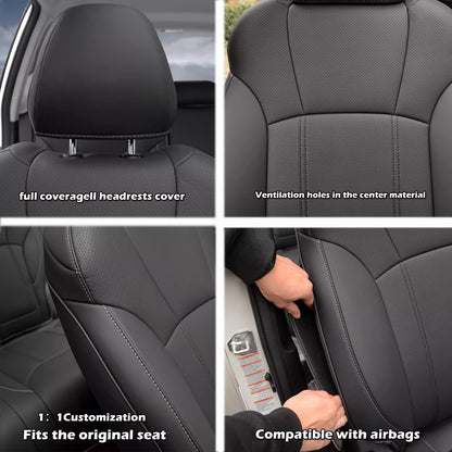 HKZ vehicle seat cover - Leather full coverage for Subaru Outback 2020-2025