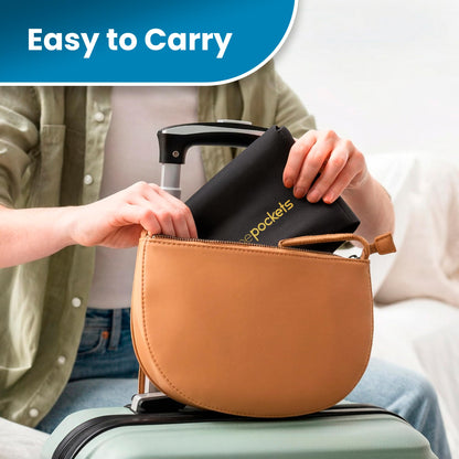 Airplane pockets caddy — travel organizer for seat storage and essentials