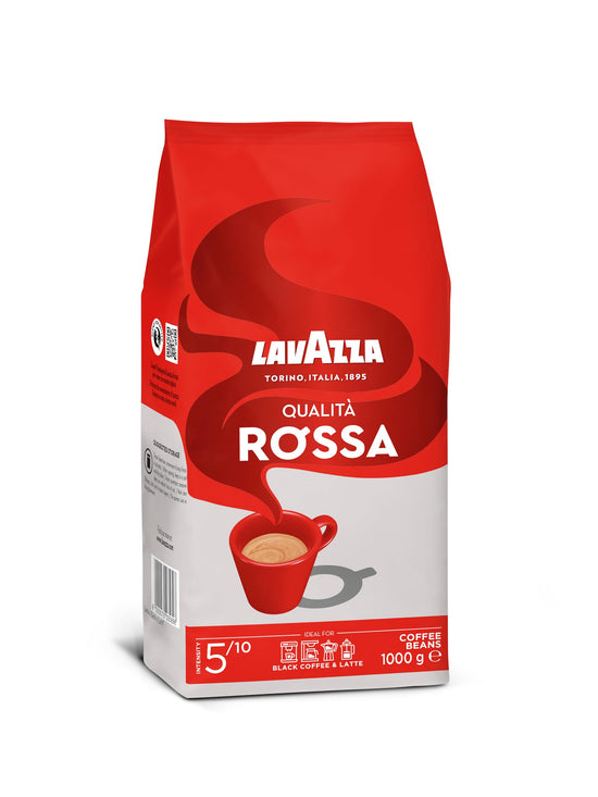 Whole bean coffee - Caffeine Qualita Rossa packet