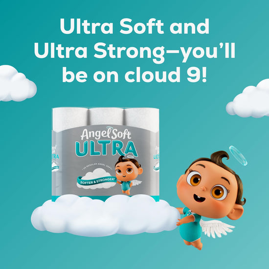 Toilet paper — Soft, strong and septic safe from Angel Soft 2 ply unscented