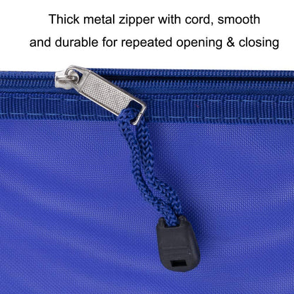 HRX cosmetic case — mesh design with zipper, 6 clear travel pouches for organizing