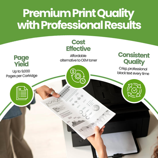 Premium Toner Cartridge 87A CF287A / 87X CF287X - Compatible for HP M506, M501, M527 Series Printers | Printer Cartridge & Toner Cartridge with Reliable Performance - Pack of 2