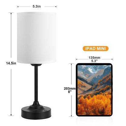 Kakanuo cordless table lamp - fabric lampshade design