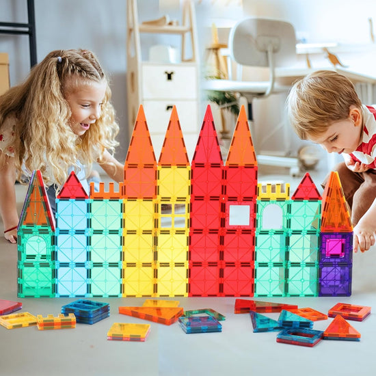 Toy building blocks — OugerToy magnetic tiles