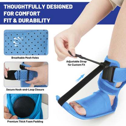 Swpcioc Plantar Fasciitis Night Splint, Plantar Fasciitis Brace and Support