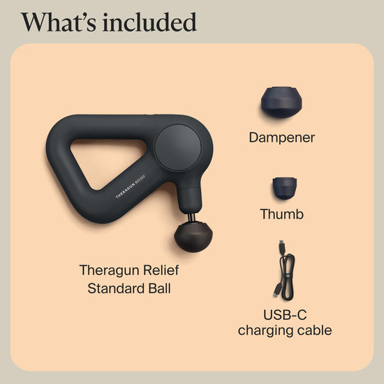 TheraGun massager — quiet deep tissue therapy with Bluetooth connectivity