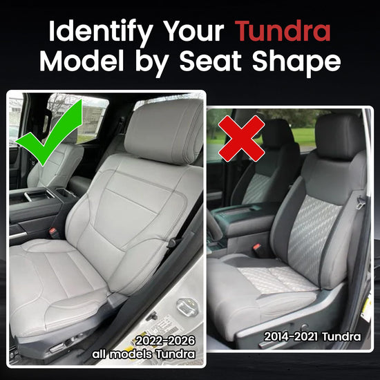 HKZ vehicle seat covers - Custom fit leather for Toyota Tundra 2022-2026 CrewMax and Double Cab