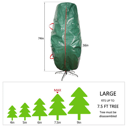 Upright tree skirt - Medium size stand cover for artificial tree