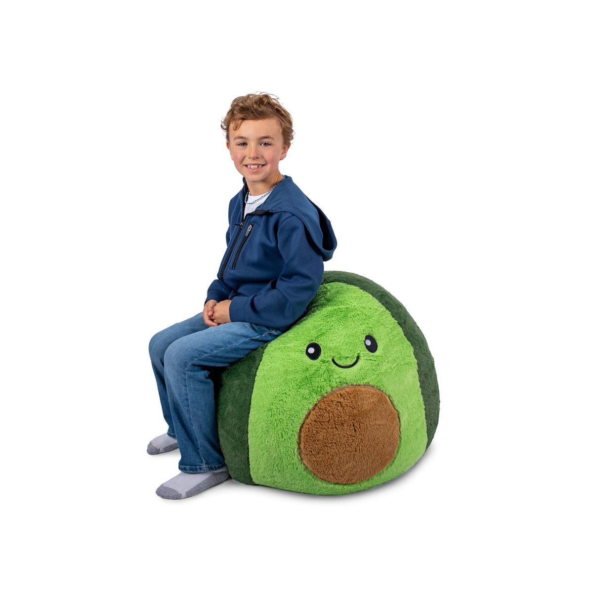 Big Joe bean bag chair — durable polyester nylon blend, 2 feet round