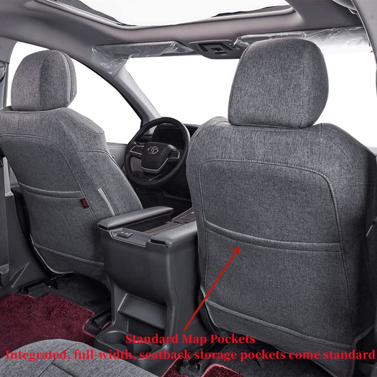 coverdream vehicle seat cover — custom fit for 2021-2026 Toyota Sienna LE, XLE van