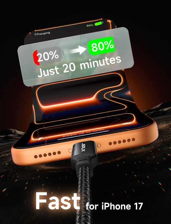 JSAUX USB C to USB C cable — 100W fast charging, 2-pack, compatible with multiple devices