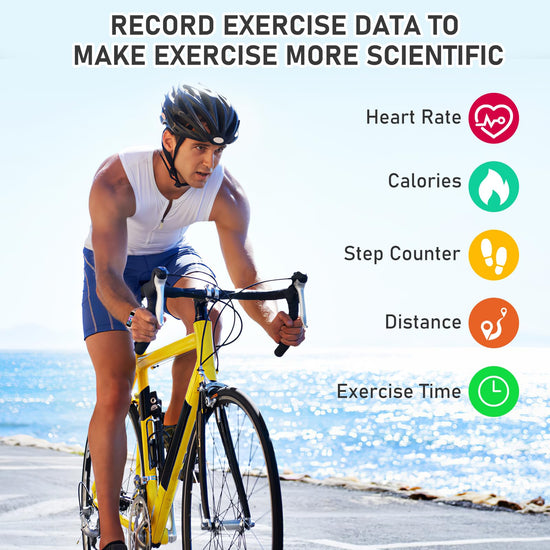 Fitness Tracker for Women Men with Heart Rate/Blood Pressure/Calories/Pedometer, Activity Tracker with 1.1"" AMOLED Screen, Waterproof Step Tracker for Android iPhones