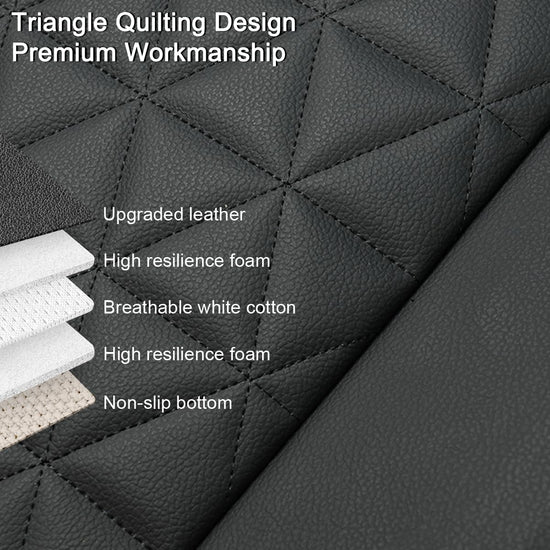Black Panther vehicle seat cover — Luxury faux leather with anti-slip design