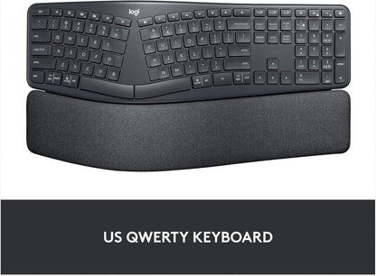 Logitech ERGO wireless ergonomic keyboard — wireless design for comfort and support