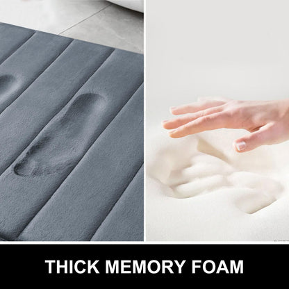 Colorxy memory foam bath rug — ultra soft and absorbent design