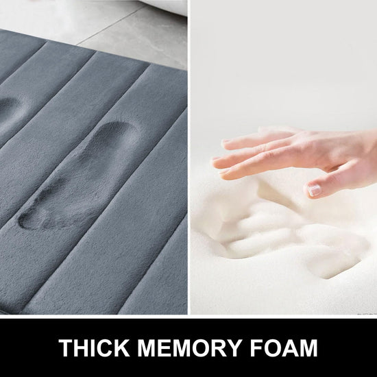 Colorxy memory foam bath rug — ultra soft and absorbent design