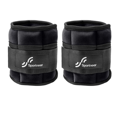 Sportneer adjustable ankle weights - removable sandbags for versatile workouts