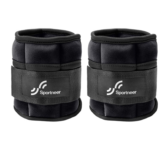Sportneer adjustable ankle weights - removable sandbags for versatile workouts