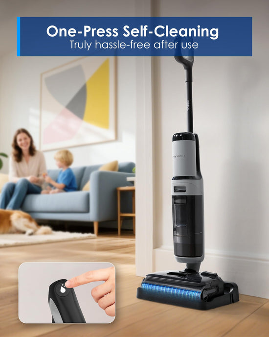 Tineco ifloor wet dry vacuum cleaner — powerful suction and long runtime