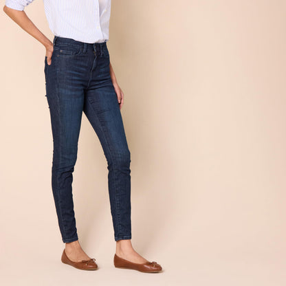Amazon Essentials women's high-rise skinny jeans - dark wash